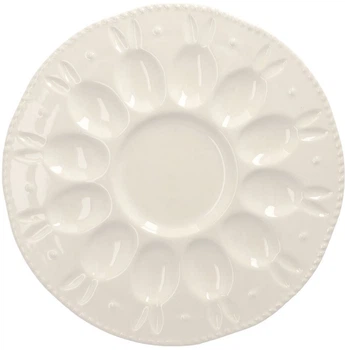 Talerz na jajka Homla Balsh biały 28 cm (5904183809854)