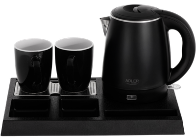 Czajnik elektryczny Adler AD 1387 z tacką i dwoma filiżankami