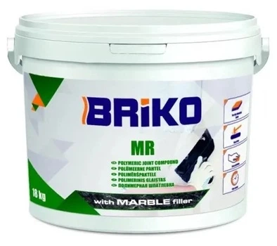Шпаклівка Briko дрібнозерниста біла 18 кг (4772013196563)