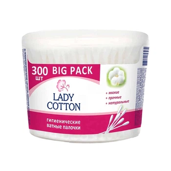 Ватні палочки Lady Cotton 300шт