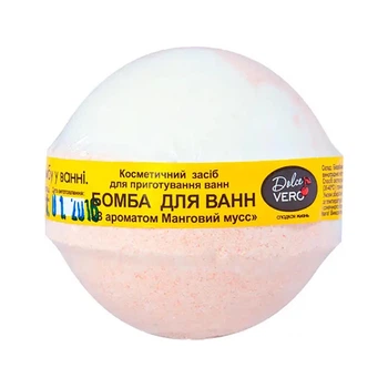 Бомба для ванн Dolce Vero Манговий мус 75 г.
