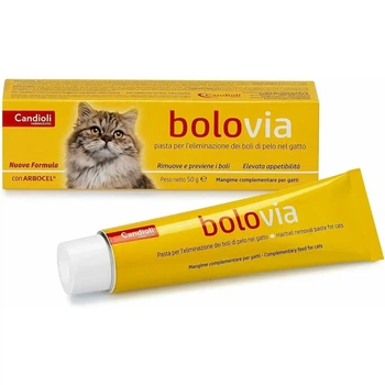 Пищевая добавка для выведения шерсти у кошек Candioli Bolo Via, 50 гр