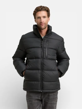 Куртка зимова коротка чоловіча Tom Tailor 1046974-29999 S Black (4069402409152)