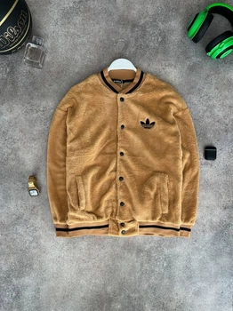 Чоловічий бомбер ADIDAS помаранчевий XL (LUX1135)