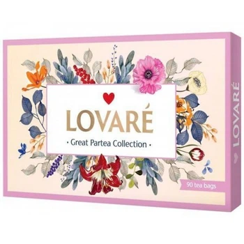 Набор чая Lovare Great party 18 видов 90 пакетиков