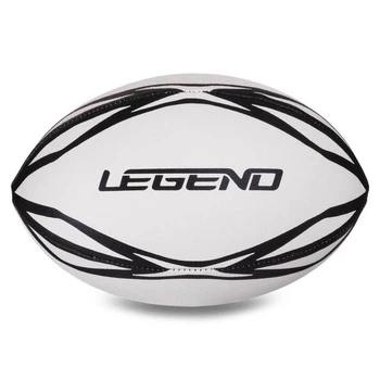 Регбі м'яч професійний Legend чорно білий