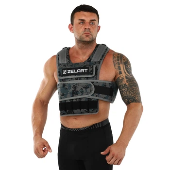 Жилет утяжелитель с регулируемым весом Zelart WEIGTH VEST TA-7806-15 1,5-15кг