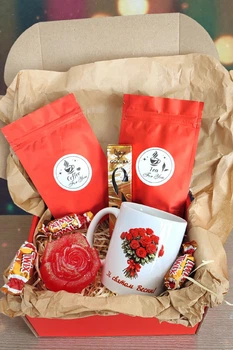 Подарочный набор "С праздником весны" №1 – Chaban Souvenir – На 8 Марта. Для мамы, сестры, дочери, любимой, кумы, тети, бабушки, девушки, жены, учительницы, кого-либо 1113