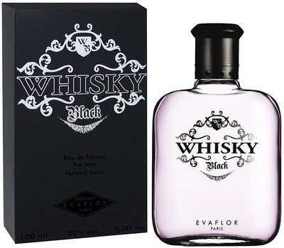 Туалетная вода для мужчин EVAFLOR Whisky Black 100 мл (3509164891273)