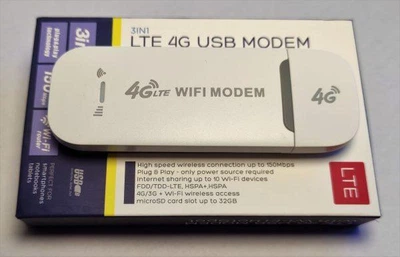 4G Модем USB WI-FI 3G/4G LTE 3in1 150 Mbps HotSpot з точкою доступу SIM-карти