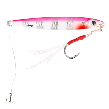 Пилькер Golden Catch Dasher 210 Glow 7g для с поводком и тройником ловли саргана, ставриди, луфаря, жереха, судака