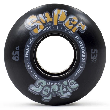Набір коліс для скейтборду Enuff Super Softie Black 53 мм (sdi4327)