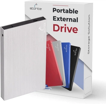 Внешний жесткий ультратонкий диск 2,5 Storite, 200 GB