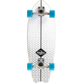 Круизер серф-скейтборд Mindless Surf Skate Fish White 29.5" (lnt237)