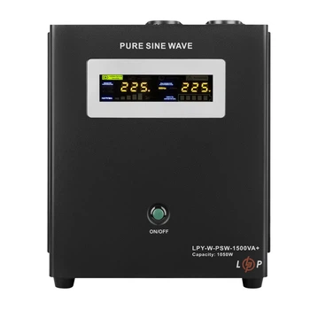 ИБП с правильной синусоидой LPY-W-PSW-1500VA (1050Вт)