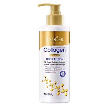 Увлажняющий лосьон для тела с коллагеном Sadoer Pure Active Collagen Anti-Aging Body Lotion. 300 мл (6942349737473)
