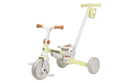 Триколісний біговел 3 в 1 Maraton Tri-cycle Cruiser Milano 001 cream з батьківською ручкою