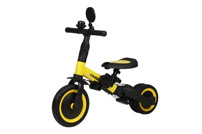Біговел Tri-cycle 5in1 Cruiser Versa yellow трансформер з дашком