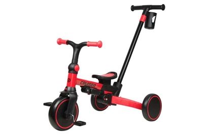 Трехколесный беговел велосипед трансформер 3 в 1 Maraton Tri-cycle Cruiser Milano 001 red