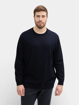 Джемпер мужской Tom Tailor 1044797-13160 3XL Knitted Navy Melange (4068127167194)