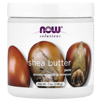 Масло Ши Now Foods, Solutions, Shea Butter, натуральное увлажнение и питание, 207 мл