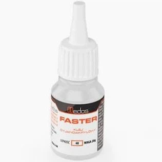 Клей секундний цианоакриловий FASTER 20g — Миттєва Фіксація, Професійна Міцність