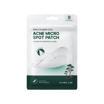 Мікроголкові патчі проти прищів ROUND LAB Pine Calming Cica Acne Micro Spot Patch, 9 шт