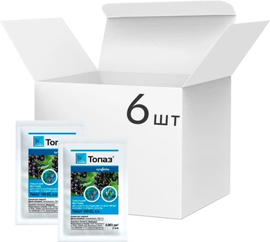 Фунгіцид Топаз Syngenta 100ЕС к.е. 3 мл 6 шт (4820041010242)