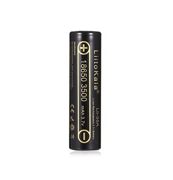 Акумулятор із захистом LiitoKala Lii-35A-PCB 18650 3500mAh Li-ion 3.7V Чорний (2899693956)