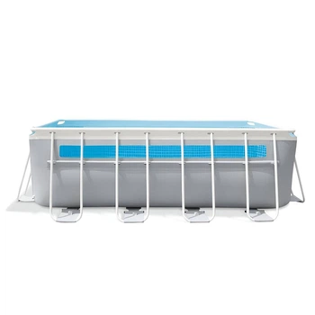 Бассейн Intex Ju-26770 каркасный прямоугольный 400×200×122 см, 8418 л, картриджный насос 2006 л/ч