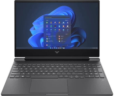 Ноутбук 15.6" HP Victus 15-fa2082wm/ 1920х1080 IPS 144Hz/ Intel Core i5-13420H/ 32GB DDR4/ 1TB SSD M.2 NVME/ RTX 4050 6GB/ Mica Silver/ Новий