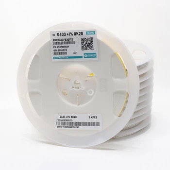 Резисторы SMD 0603 на бобине 1/10 Вт / RF0603-8K20-FJ / 8.2 кОм / 1% / 5000 шт