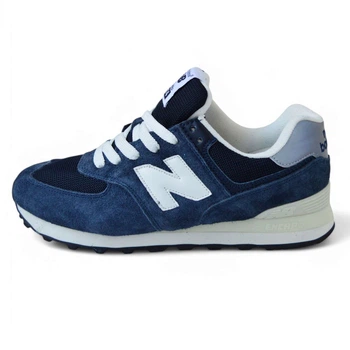 Мужские кроссовки повседневные NB 574 Classic Blue White 41 (26,0 см) Синий