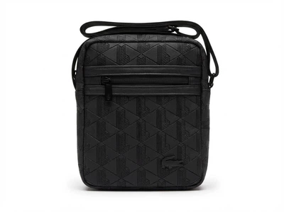 Мессендджер сумка через плечо крокоди lacoste LAC-014-BLK