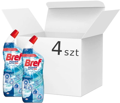 Гель для туалету Bref Power Aktiv Освіжаючий ефект 4х700 мл (CHMBREPCT0009/4)