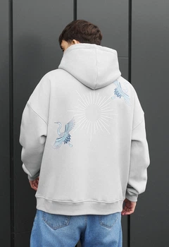 Худі Staff sun & birds oversize fleece S