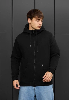 Худі Staff zip black fleece S