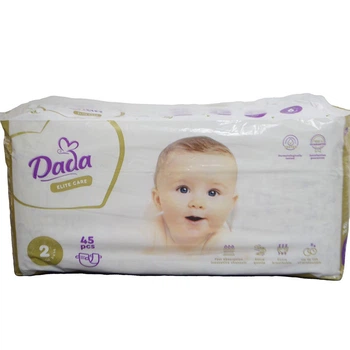 Підгузники дитячі Dada Еліт Каре (Білі) №2 45шт 3-5кг Міні