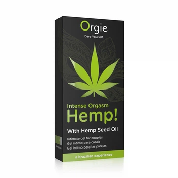 Посилювач оргазму Intense Orgasm Hemp!, 15 мл. з олією канабісу ORGIE