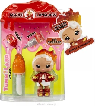Лялька MGA Yummiland Amber Cinnamon з набором для створення блиску для губ 10 см 52561 (035051525615)