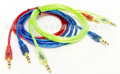 Кабель AUX 3,5mm-3,5mm 1,5 м силикон в упаковке
