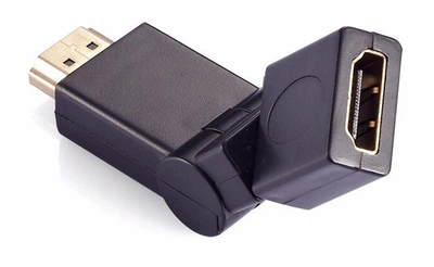 HDMI-HDMI 360º адаптер перехідник м-т M\F поворотний