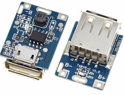 Повышающий модуль для повербанка Micro USB USB 5V 2A