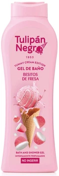 TULIPAN NEGRO Гель для душу TULIPAN NEGRO YUMMY CREAM Полуничний поцілунок, 650 мл