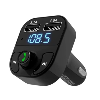 FM модулятор MP3 X16 для автомобиля с USB и SD картой воспроизведение музыки в дороге без магнитолы