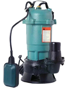 Насос дренажно-фекальный с измельчителем Lider WQD 1.3 – 1.5 kw.(чугун для грязной воды фекалий сливных ям с поплавком)