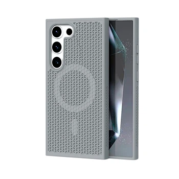 Противоударный Чехол TPU+PC AeroCool with MagSafe для Samsung Galaxy S23 5G (S911) Grey