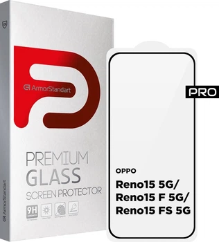 Защитное стекло ArmorStandart Pro для смартфона OPPO Reno15 5G/Reno15 F 5G/Reno15 FS 5G Black (ARM89890)