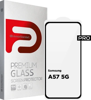 Захисне скло ArmorStandart Pro для Samsung Galaxy A57 5G Black (ARM89662)