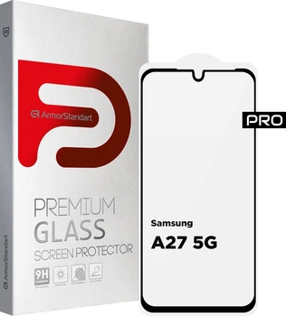 Защитное стекло для смартфона Samsung Galaxy A27 5G ArmorStandart Pro Black (ARM89670)